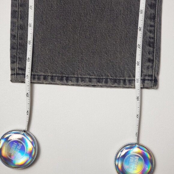 Madewell 90s Straight Jeans In Burwick Wash Women Size 30 High-Waist Grey Denim - Picture 7 of 16